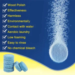 10pcs Windshield Cleaner Effervescent Tablets