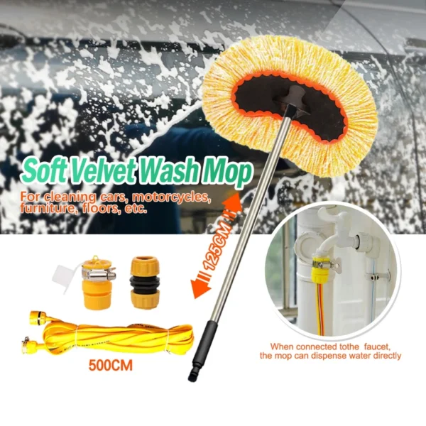 Water Fed Telescopic Car Wash Mop