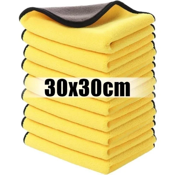 10 Pcs Microfiber Car Wash Towels