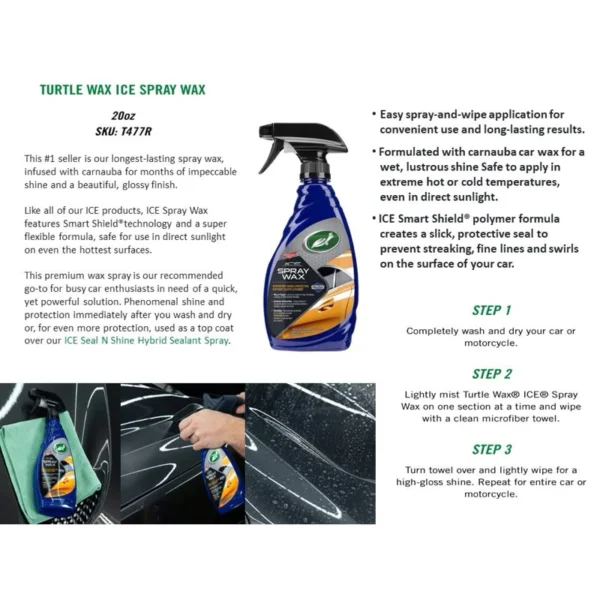 Turtle Wax ICE Spray Wax TI-477R