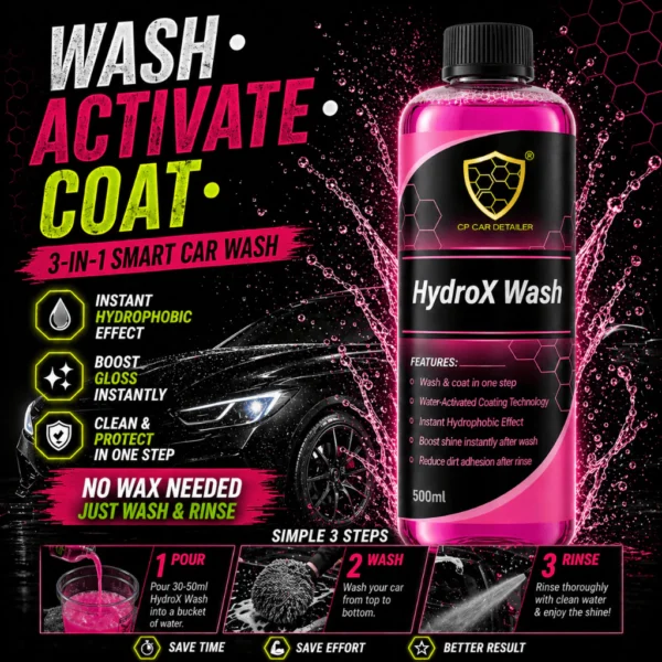 CP CAR Detailer HydroX Wash 2in1 Shampoo