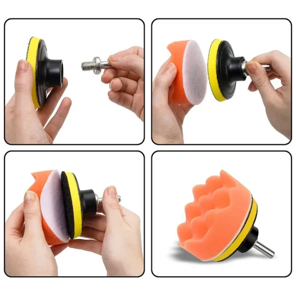 6pcs Car Polishing Buffing Pad Set